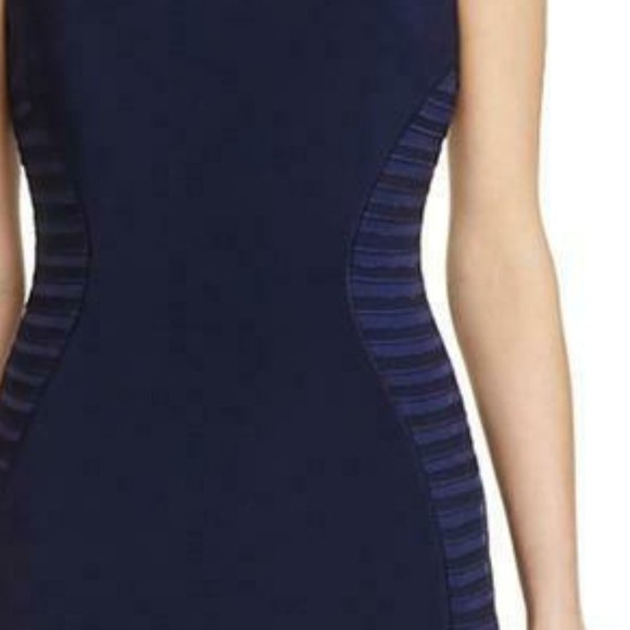 NWT Laundry Shelli Segal Navy dress,6 - Picture 3 of 4
